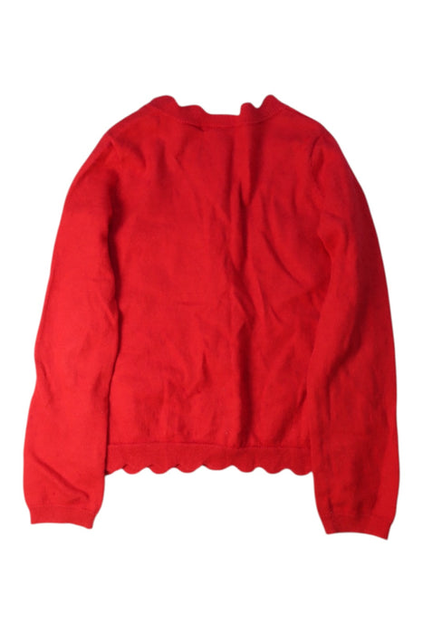 A Red Cardigans from Jacadi in size 8Y for girl. (Back View)