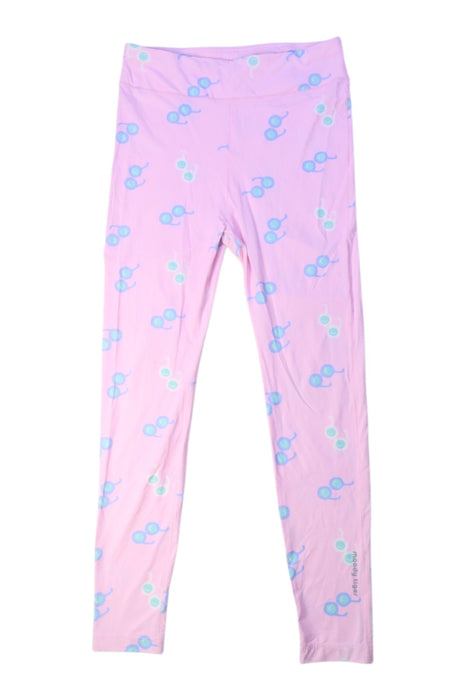 A Pink Leggings from Moody Tiger in size 7Y for girl. (Front View)
