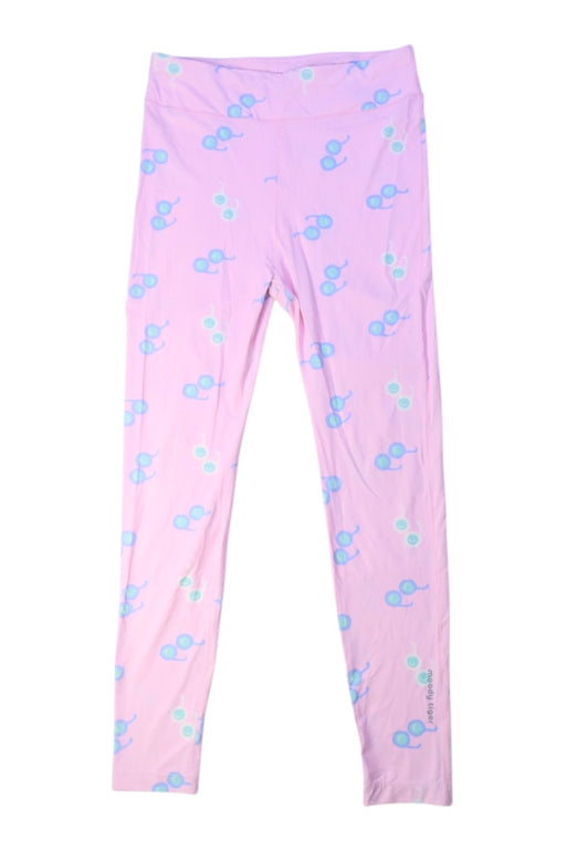 A Pink Leggings from Moody Tiger in size 7Y for girl. (Front View)