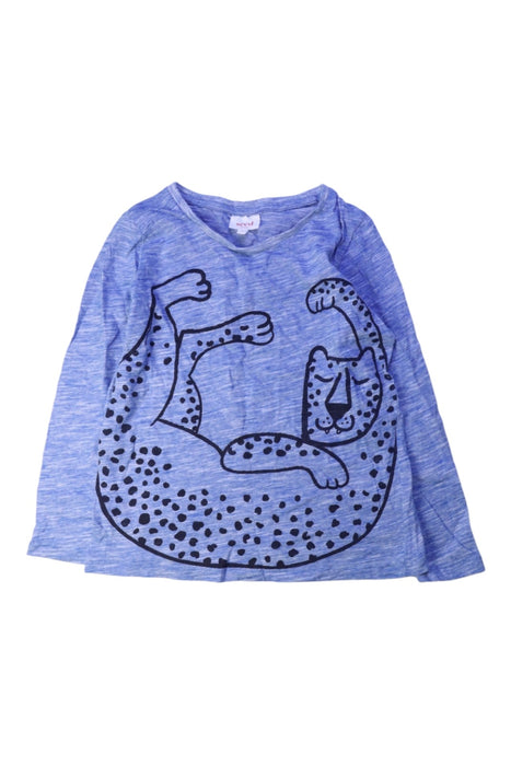 A Blue Long Sleeve Tops from Seed in size 7Y for boy. (Front View)