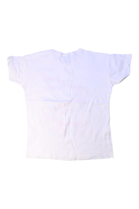 A White Short Sleeve T Shirts from Petit Bateau in size 10Y for girl. (Back View)