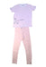 A Pink Pyjama Sets from Petit Bateau in size 10Y for girl. (Front View)