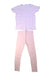 A Pink Pyjama Sets from Petit Bateau in size 10Y for girl. (Back View)