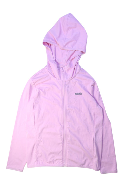 A Pink Lightweight Jackets from Minnex in size 5T for girl. (Front View)