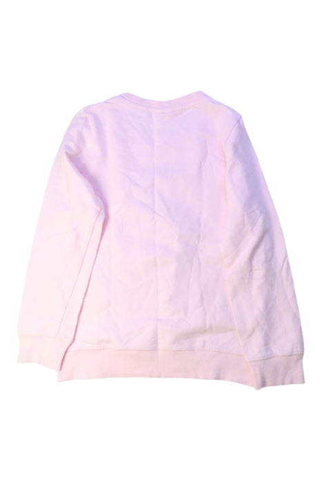 A Pink Crewneck Sweatshirts from Seed in size 7Y for girl. (Back View)