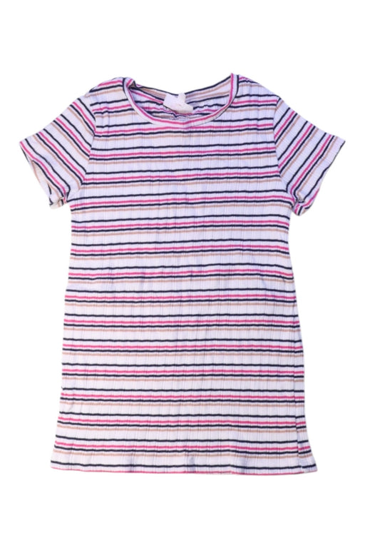 A White Short Sleeve Dresses from Seed in size 7Y for girl. (Front View)