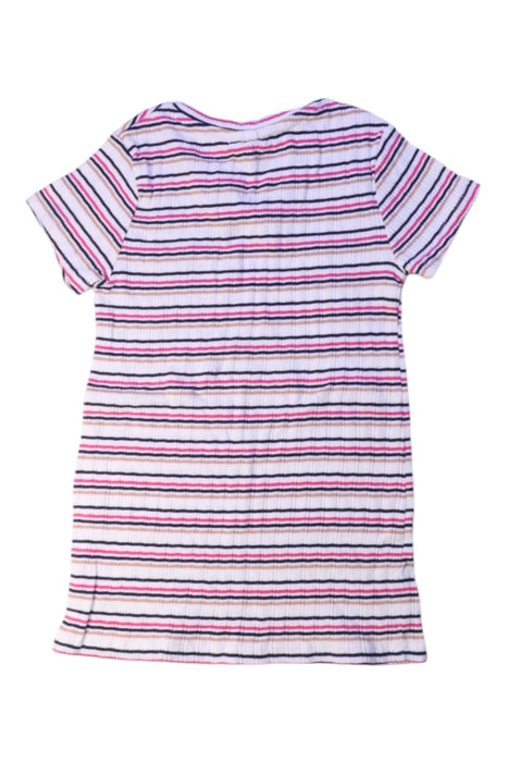 A White Short Sleeve Dresses from Seed in size 7Y for girl. (Back View)