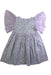 A Purple Short Sleeve Dresses from Stella McCartney in size 6T for girl. (Back View)