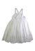A White Sleeveless Dresses from Seed in size 6T for girl. (Back View)