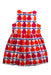 A Orange Sleeveless Dresses from Jacadi in size 4T for girl. (Back View)