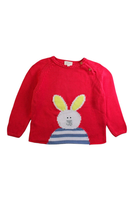 A Red Knit Sweaters from Nanos in size 3T for boy. (Front View)