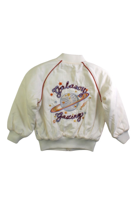 A White Lightweight Jackets from Molo in size 4T for boy. (Back View)