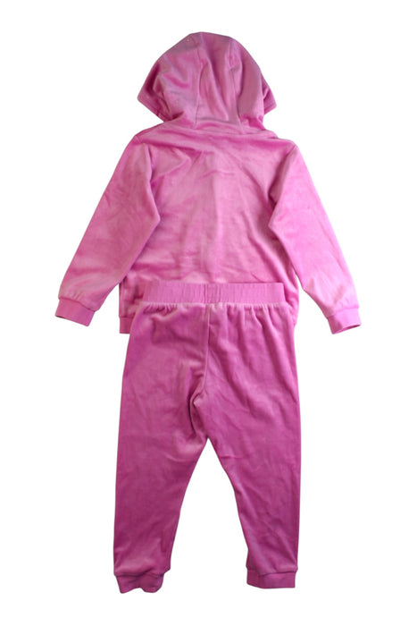 A Pink Pants Sets from Juicy Couture in size 7Y for girl. (Back View)