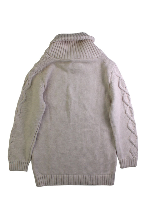 A Ivory Knit Sweaters from Ralph Lauren in size 4T for boy. (Back View)