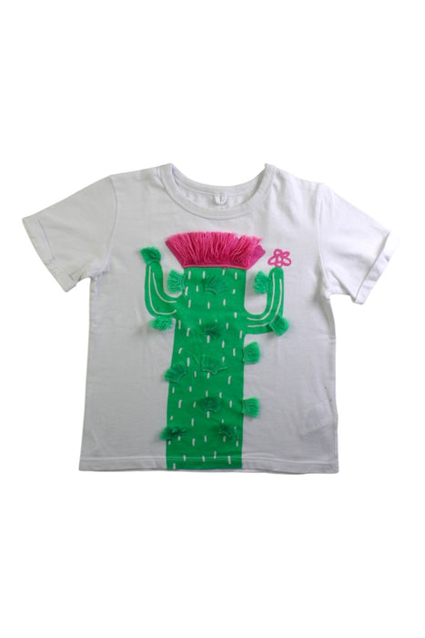A Green Short Sleeve T Shirts from Stella McCartney in size 4T for girl. (Front View)