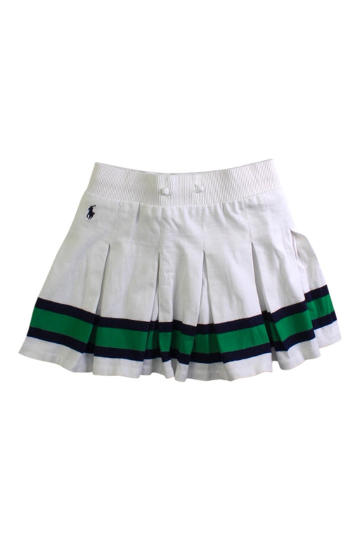 A White Skorts from Polo Ralph Lauren in size 4T for girl. (Front View)