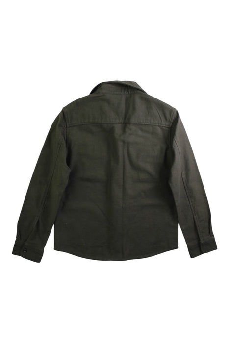 A Green Long Sleeve Shirts from REISS in size 7Y for boy. (Back View)