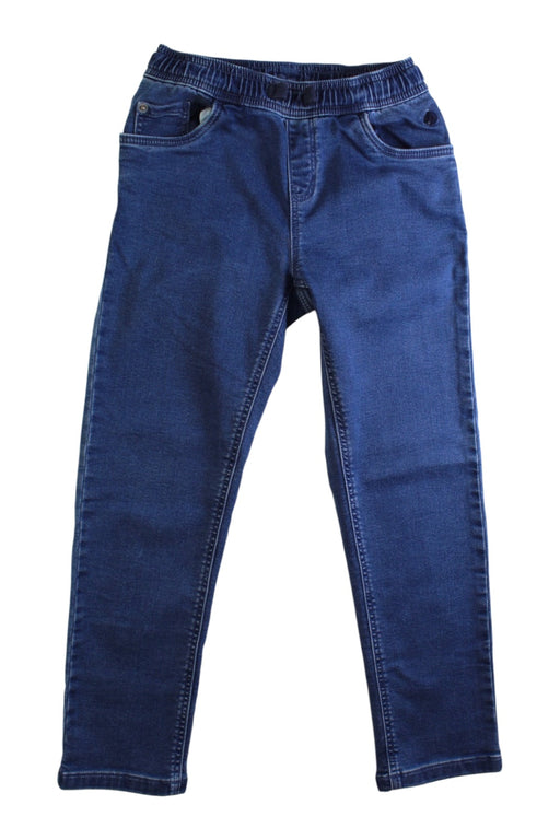 A Blue Jeggings from Petit Bateau in size 8Y for boy. (Front View)