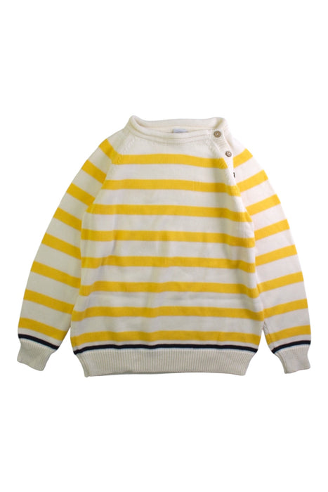 A Yellow Knit Sweaters from Pepa London in size 8Y for boy. (Front View)