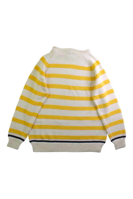 A Yellow Knit Sweaters from Pepa London in size 8Y for boy. (Back View)