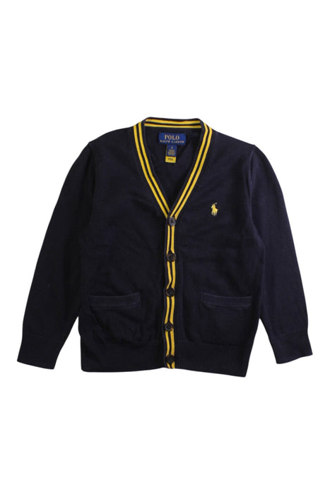 A Navy Cardigans from Polo Ralph Lauren in size 4T for boy. (Front View)