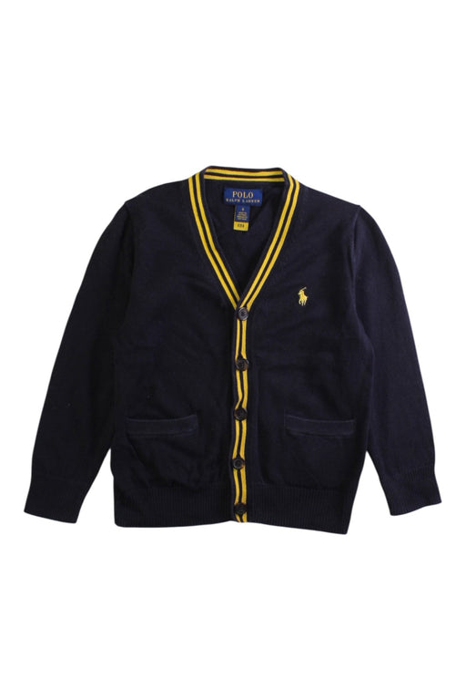 A Navy Cardigans from Polo Ralph Lauren in size 4T for boy. (Front View)