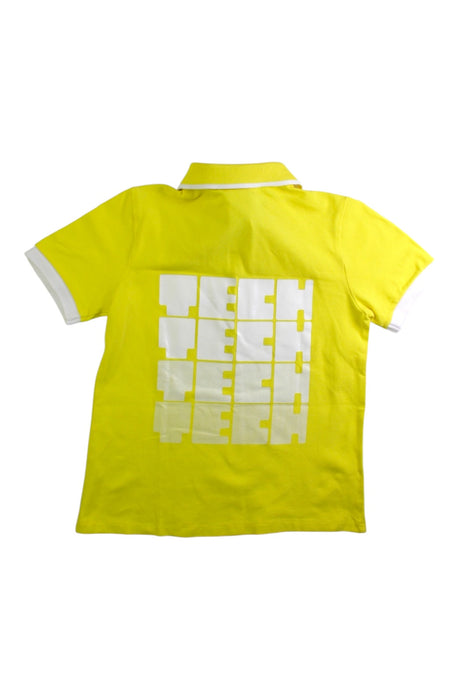 A Yellow Short Sleeve Polos from Jacadi in size 10Y for boy. (Back View)
