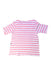 A Pink Short Sleeve Tops from Petit Bateau in size 6T for girl. (Back View)
