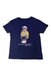 A Navy Short Sleeve T Shirts from Polo Ralph Lauren in size 7Y for boy. (Front View)