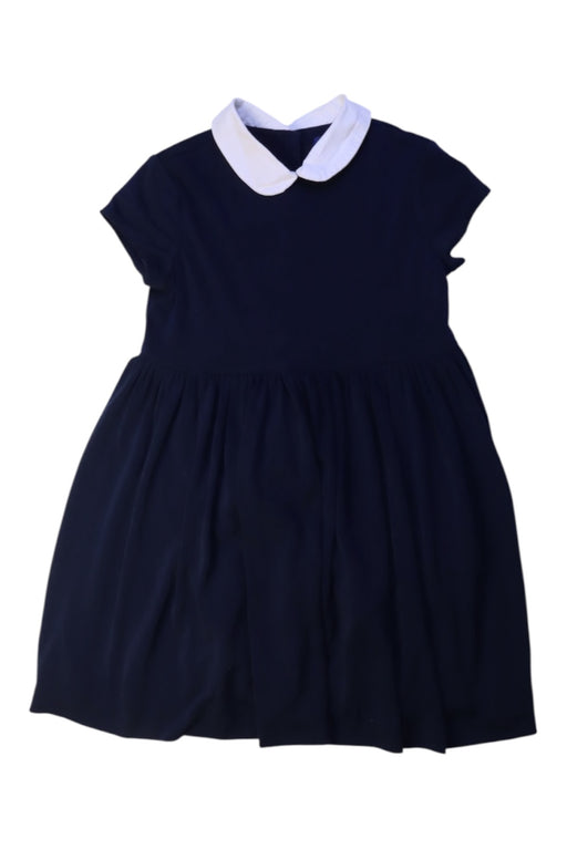 A Navy Short Sleeve Dresses from Polo Ralph Lauren in size 5T for girl. (Front View)