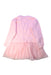 A Pink Long Sleeve Dresses from Seed in size 9Y for girl. (Back View)
