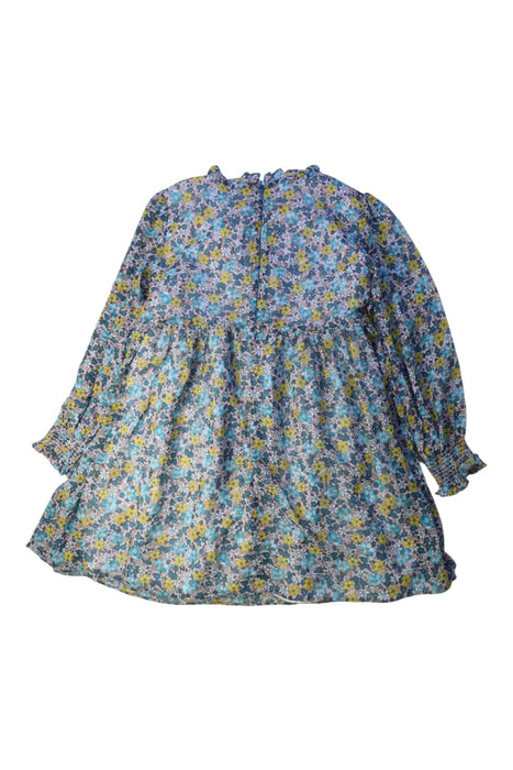 A Blue Long Sleeve Dresses from Mayoral in size 7Y for girl. (Back View)