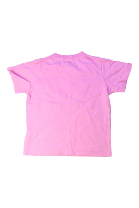 A Pink Short Sleeve T Shirts from Bape by A Bathing Ape in size 4T for girl. (Back View)