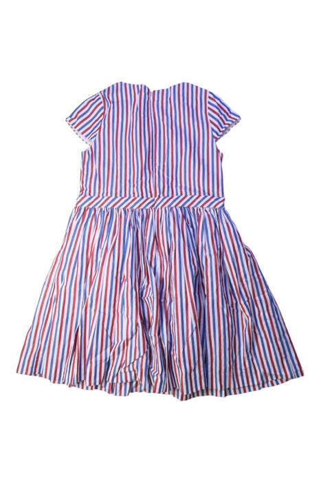 A Red Short Sleeve Dresses from Jacadi in size 8Y for girl. (Back View)