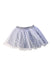 A Blue Tulle Skirts from Mayoral in size 7Y for girl. (Front View)