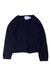 A Navy Cardigans from Jacadi in size 4T for girl. (Front View)