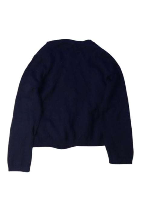 A Navy Cardigans from Jacadi in size 4T for girl. (Back View)