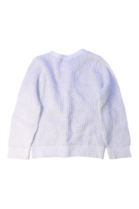 A White Cardigans from Seed in size 18-24M for girl. (Back View)