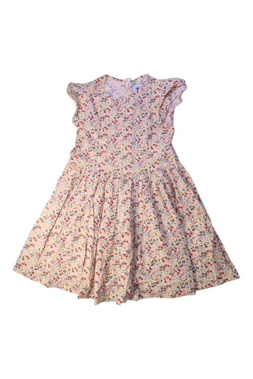 A Multicolour Short Sleeve Dresses from Petit Bateau in size 8Y for girl. (Front View)