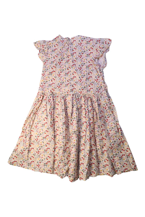 A Multicolour Short Sleeve Dresses from Petit Bateau in size 8Y for girl. (Back View)