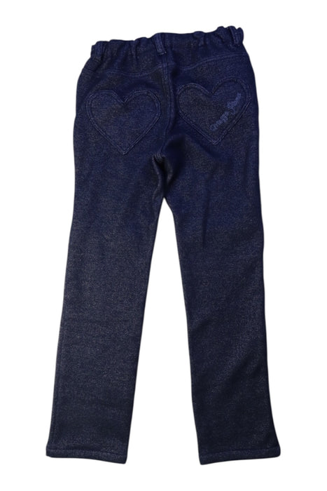 A Navy Casual Pants from Mezzo Piano in size 7Y for girl. (Back View)