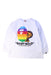 A White Long Sleeve T Shirts from Bape by A Bathing Ape in size 7Y for boy. (Front View)