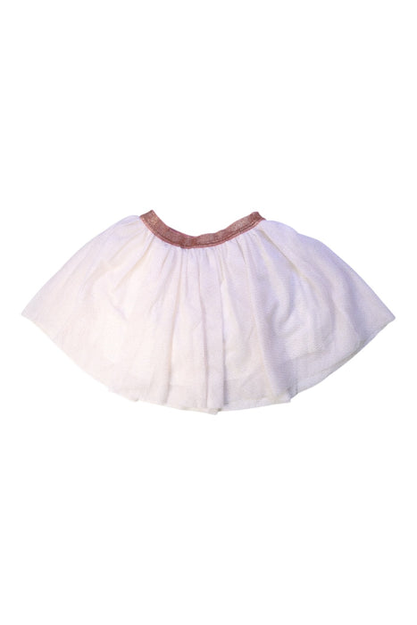 A White Tulle Skirts from Petit Bateau in size 8Y for girl. (Front View)