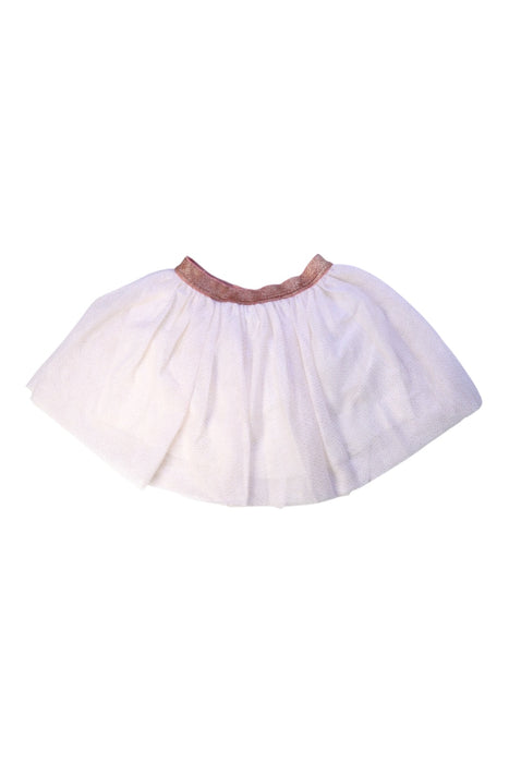 A White Tulle Skirts from Petit Bateau in size 8Y for girl. (Back View)