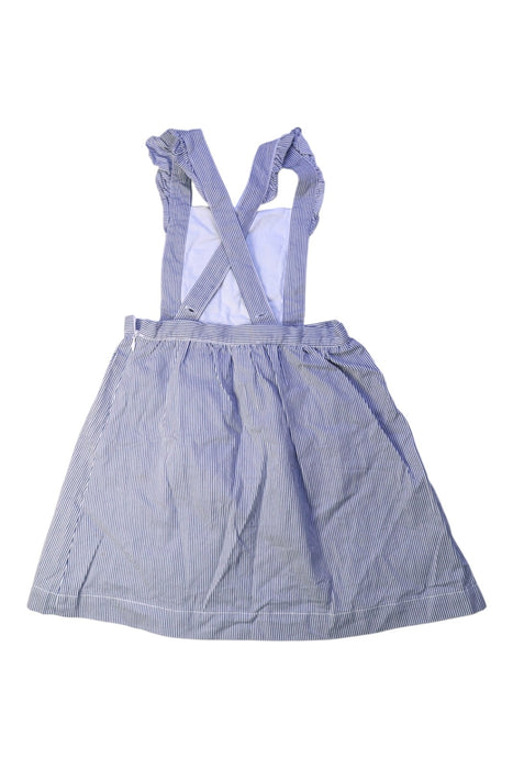 A Blue Overall Dresses from Jacadi in size 8Y for girl. (Back View)