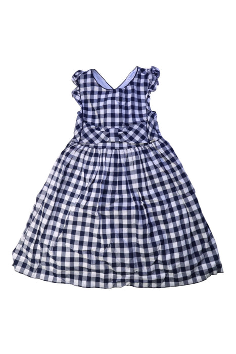 A Blue Sleeveless Dresses from Mayoral in size 7Y for girl. (Front View)