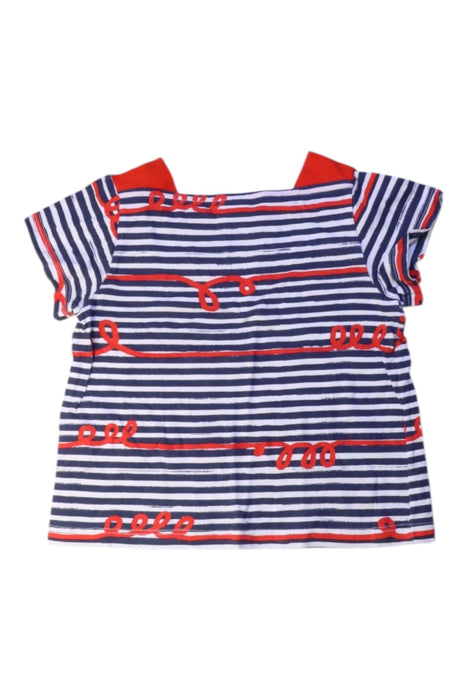 A Multicolour Short Sleeve Tops from Petit Bateau in size 3T for girl. (Back View)