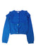 A Blue Cardigans from Jacadi in size 8Y for girl. (Front View)