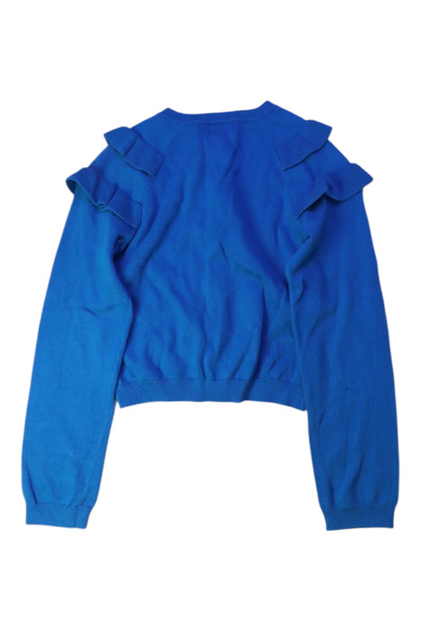 A Blue Cardigans from Jacadi in size 8Y for girl. (Back View)
