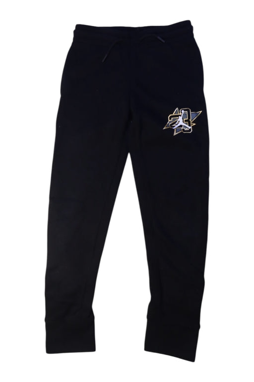 A Black Sweatpants from Air Jordan in size 8Y for boy. (Front View)